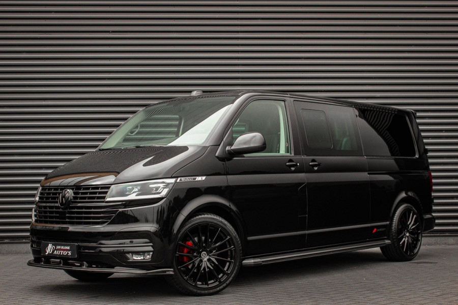 Volkswagen Transporter 2.0 TDI L2H1 150PK BULLI DC DUBBEL CABINE / JB-EDITION / FULL OPTIONS / LEDER BEKLEDING / FULL BLACK /APPLE