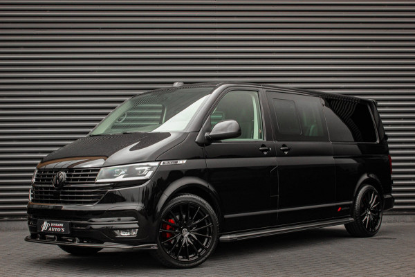 Volkswagen Transporter 2.0 TDI L2H1 150PK BULLI DC DUBBEL CABINE / JB-EDITION / FULL OPTIONS / LEDER BEKLEDING / FULL BLACK /APPLE