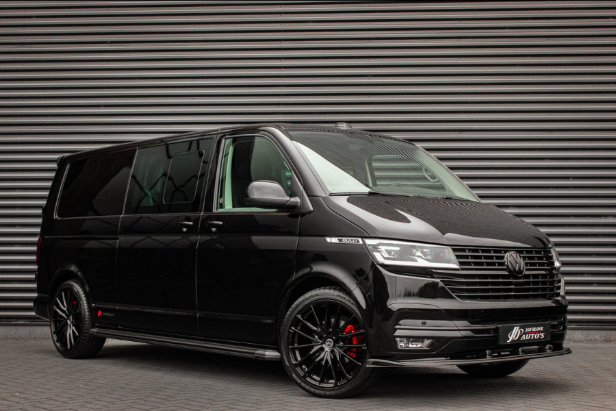 Volkswagen Transporter 2.0 TDI L2H1 150PK BULLI DC DUBBEL CABINE / JB-EDITION / FULL OPTIONS / LEDER BEKLEDING / FULL BLACK /APPLE