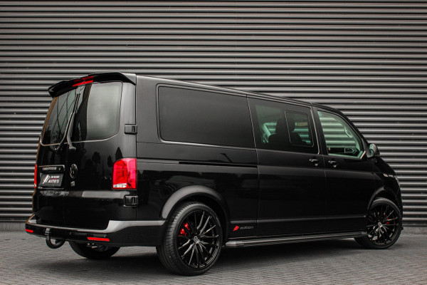 Volkswagen Transporter 2.0 TDI L2H1 150PK BULLI DC DUBBEL CABINE / JB-EDITION / FULL OPTIONS / LEDER BEKLEDING / FULL BLACK /APPLE