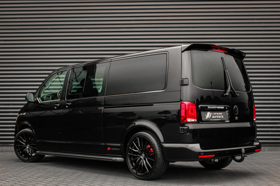Volkswagen Transporter 2.0 TDI L2H1 150PK BULLI DC DUBBEL CABINE / JB-EDITION / FULL OPTIONS / LEDER BEKLEDING / FULL BLACK /APPLE