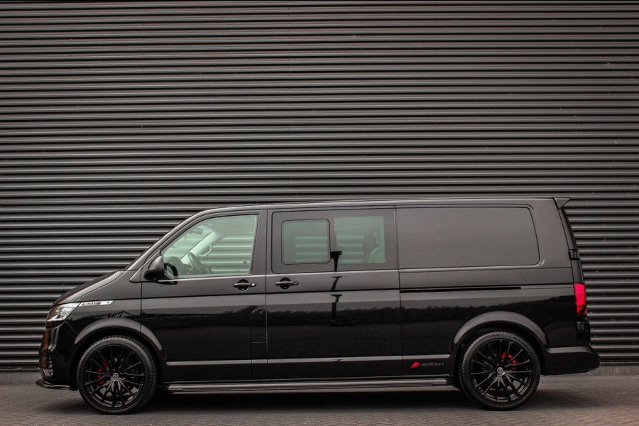 Volkswagen Transporter 2.0 TDI L2H1 150PK BULLI DC DUBBEL CABINE / JB-EDITION / FULL OPTIONS / LEDER BEKLEDING / FULL BLACK /APPLE