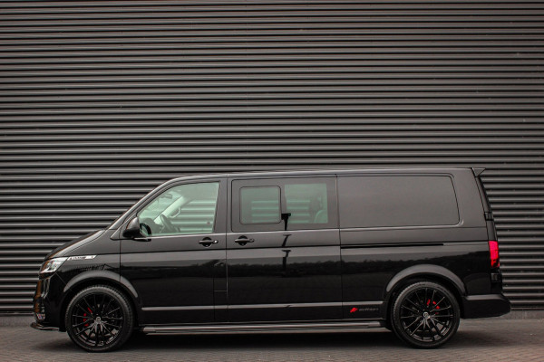 Volkswagen Transporter 2.0 TDI L2H1 150PK BULLI DC DUBBEL CABINE / JB-EDITION / FULL OPTIONS / LEDER BEKLEDING / FULL BLACK /APPLE