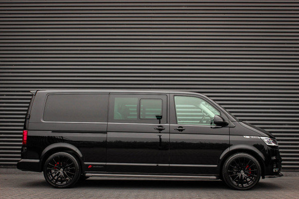 Volkswagen Transporter 2.0 TDI L2H1 150PK BULLI DC DUBBEL CABINE / JB-EDITION / FULL OPTIONS / LEDER BEKLEDING / FULL BLACK /APPLE