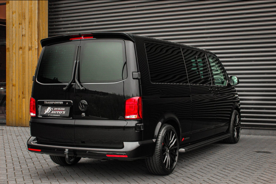 Volkswagen Transporter 2.0 TDI L2H1 150PK BULLI DC DUBBEL CABINE / JB-EDITION / FULL OPTIONS / LEDER BEKLEDING / FULL BLACK /APPLE
