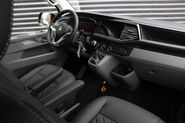 Volkswagen Transporter 2.0 TDI L2H1 150PK BULLI DC DUBBEL CABINE / JB-EDITION / FULL OPTIONS / LEDER BEKLEDING / FULL BLACK /APPLE
