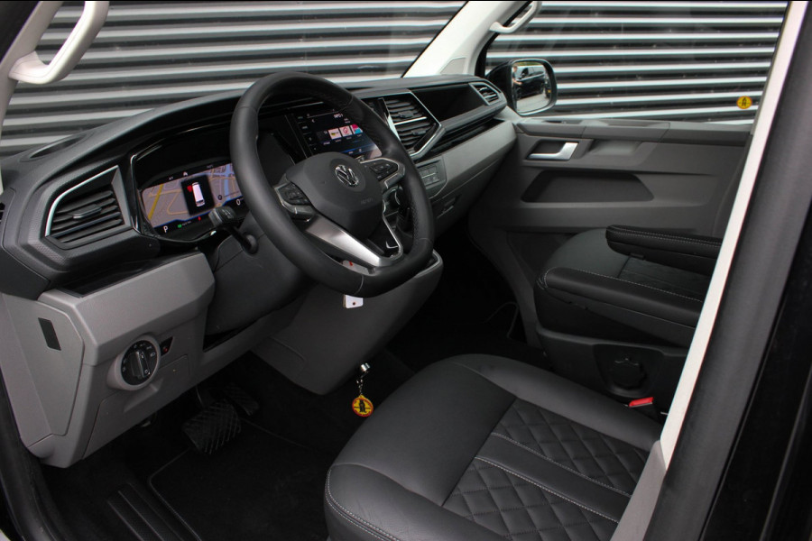 Volkswagen Transporter 2.0 TDI L2H1 150PK BULLI DC DUBBEL CABINE / JB-EDITION / FULL OPTIONS / LEDER BEKLEDING / FULL BLACK /APPLE