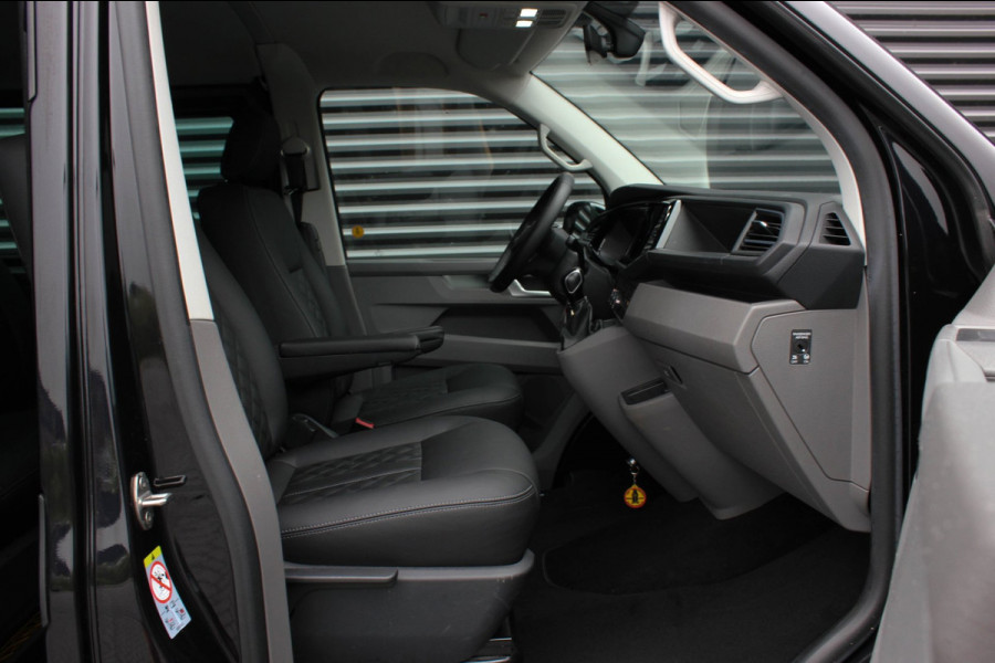 Volkswagen Transporter 2.0 TDI L2H1 150PK BULLI DC DUBBEL CABINE / JB-EDITION / FULL OPTIONS / LEDER BEKLEDING / FULL BLACK /APPLE
