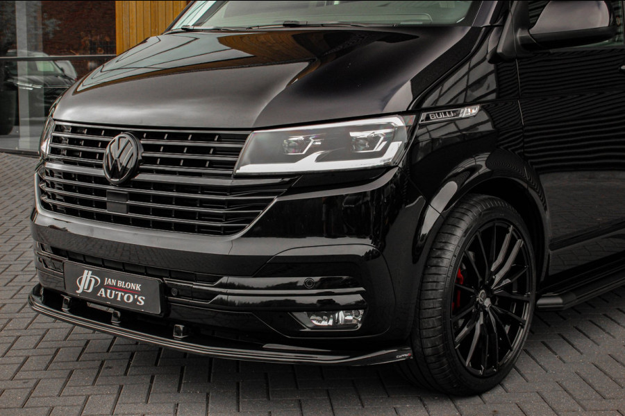 Volkswagen Transporter 2.0 TDI L2H1 150PK BULLI DC DUBBEL CABINE / JB-EDITION / FULL OPTIONS / LEDER BEKLEDING / FULL BLACK /APPLE