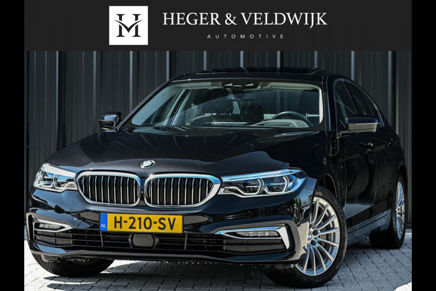 BMW 5 Serie 530e iPerformance High Executive | Panoramadak | HUD | 360 Camera | HIFI | Ambiance Interieur | Stoelverwarming + Ventilatie | Memory Seats | Keyless Entry |