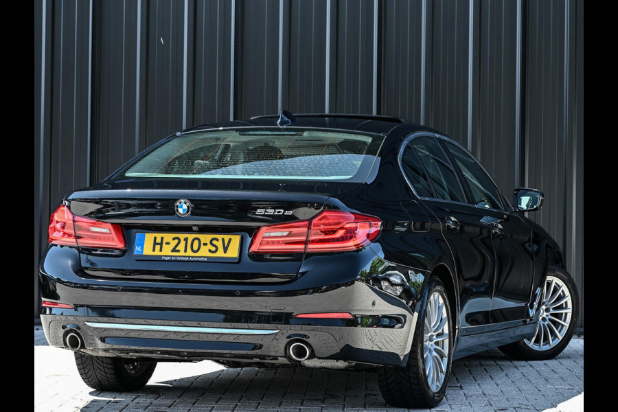 BMW 5 Serie 530e iPerformance High Executive | Panoramadak | HUD | 360 Camera | HIFI | Ambiance Interieur | Stoelverwarming + Ventilatie | Memory Seats | Keyless Entry |