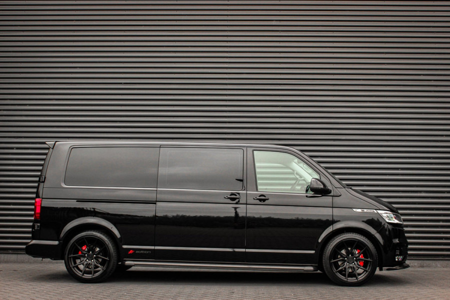 Volkswagen Transporter 2.0 TDI L2H1 150PK BULLI DC DUBBEL CABINE / JB-EDITION / FULL OPTIONS / LEDER BEKLEDING / FULL BLACK/ APPLE