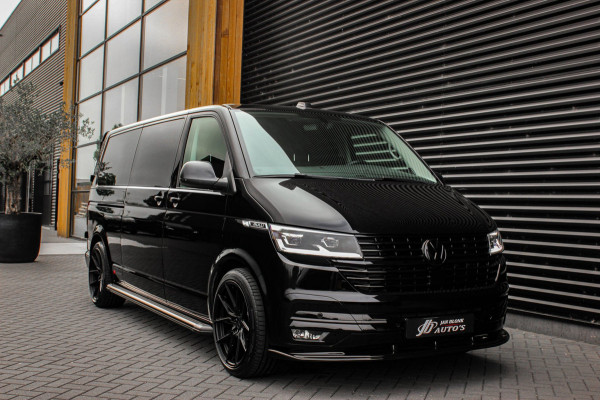 Volkswagen Transporter 2.0 TDI L2H1 150PK BULLI DC DUBBEL CABINE / JB-EDITION / FULL OPTIONS / LEDER BEKLEDING / FULL BLACK/ APPLE