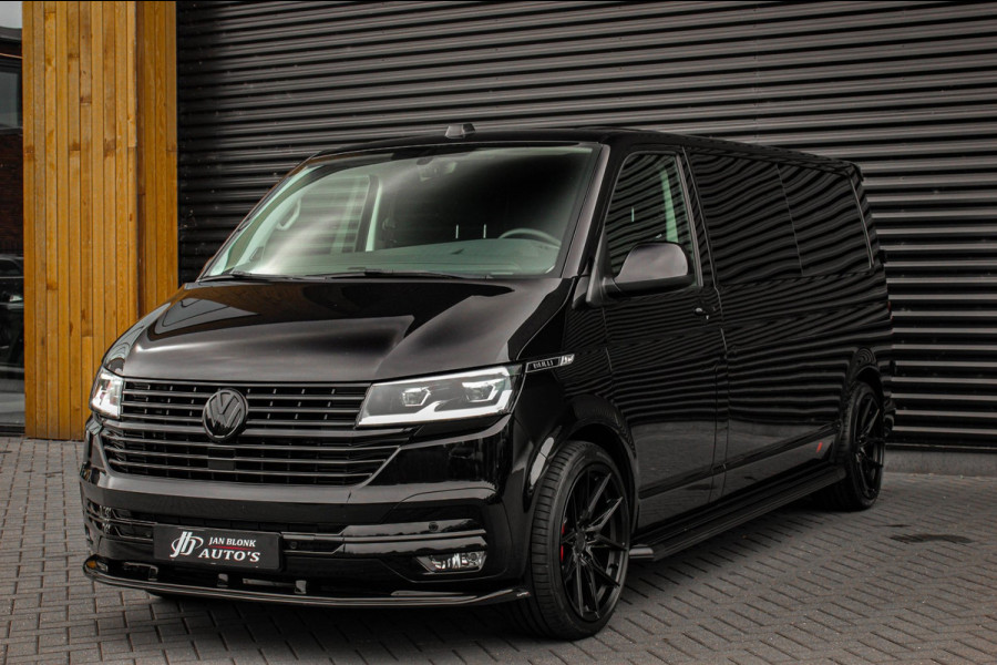 Volkswagen Transporter 2.0 TDI L2H1 150PK BULLI DC DUBBEL CABINE / JB-EDITION / FULL OPTIONS / LEDER BEKLEDING / FULL BLACK/ APPLE