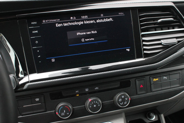 Volkswagen Transporter 2.0 TDI L2H1 150PK BULLI DC DUBBEL CABINE / JB-EDITION / FULL OPTIONS / LEDER BEKLEDING / FULL BLACK/ APPLE