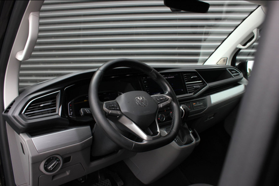 Volkswagen Transporter 2.0 TDI L2H1 150PK BULLI DC DUBBEL CABINE / JB-EDITION / FULL OPTIONS / LEDER BEKLEDING / FULL BLACK/ APPLE