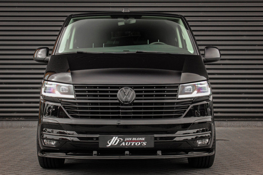 Volkswagen Transporter 2.0 TDI L2H1 150PK BULLI DC DUBBEL CABINE / JB-EDITION / FULL OPTIONS / LEDER BEKLEDING / FULL BLACK/ APPLE