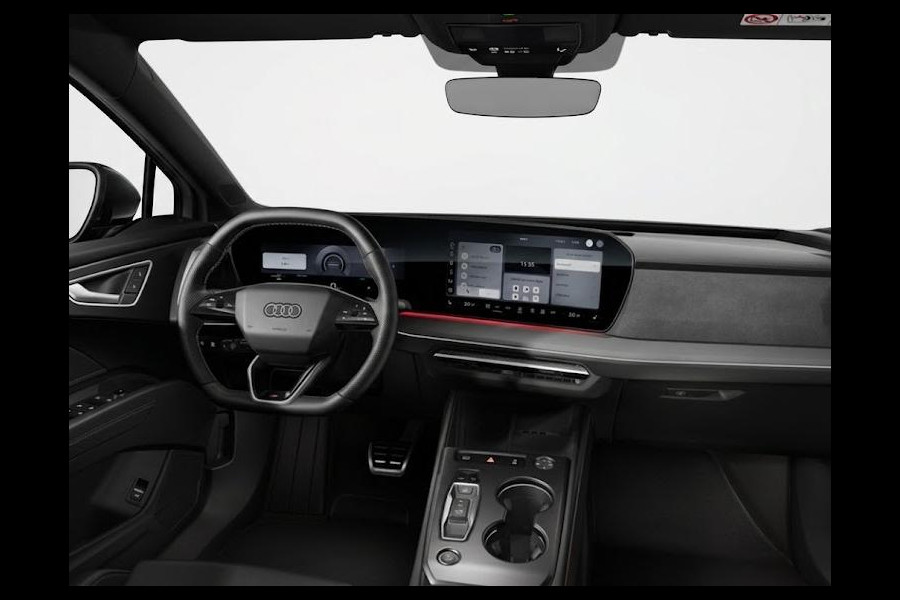 Audi Q4 Sportback e-tron S edition 63 kWh 204 pk | Techniekpakket plus | Optiekpakket zwart-glanzend | S line leder-kunstleder zwart |