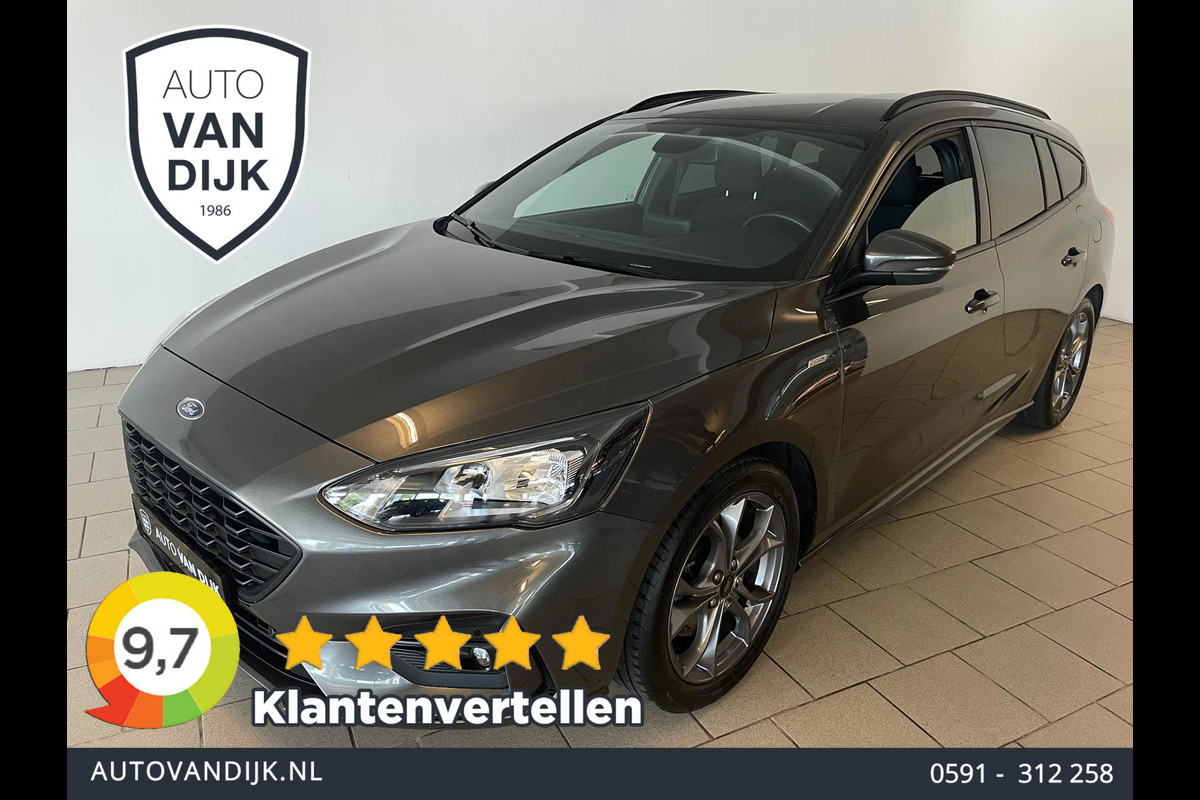 Ford FOCUS Wagon 1.0 EcoBoost Hybrid ST Line Business ECC NAVI CRUISE APPLE CARPLAY TREKHAAK SPORTSTOELEN