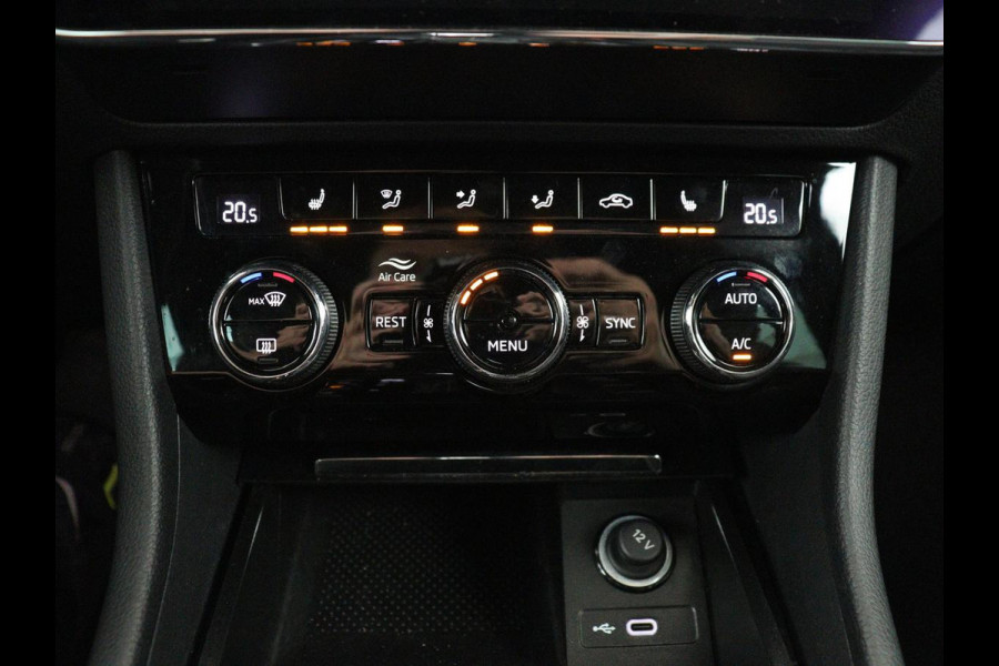 Škoda Superb 1.4 TSI iV Sportline | SOH 96,3% | Stoelverwarming | Alcantara | Adaptive cruise | Camera | Carplay | Matrix LED | Stuurverwarming | Virtual Cockpit | Navigatie | Parkeerhulp | Sportstoelen | Sfeerverlichting | PHEV | Plug In