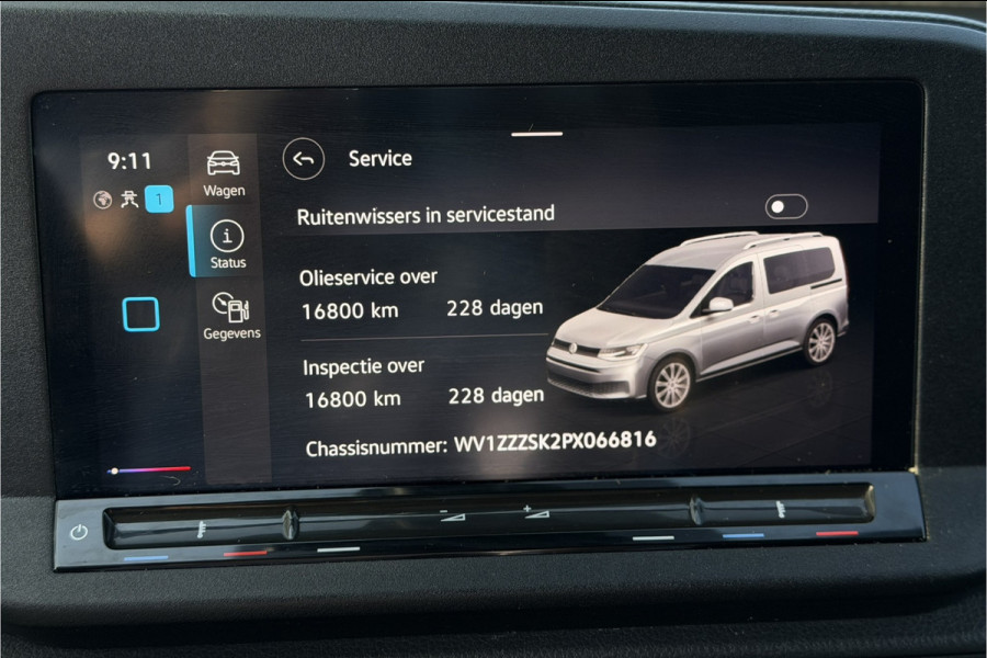 Volkswagen Caddy Cargo 1.5 TSI DSG-7 | Ergo | Camera | Carplay | ACC | Groot Scherm