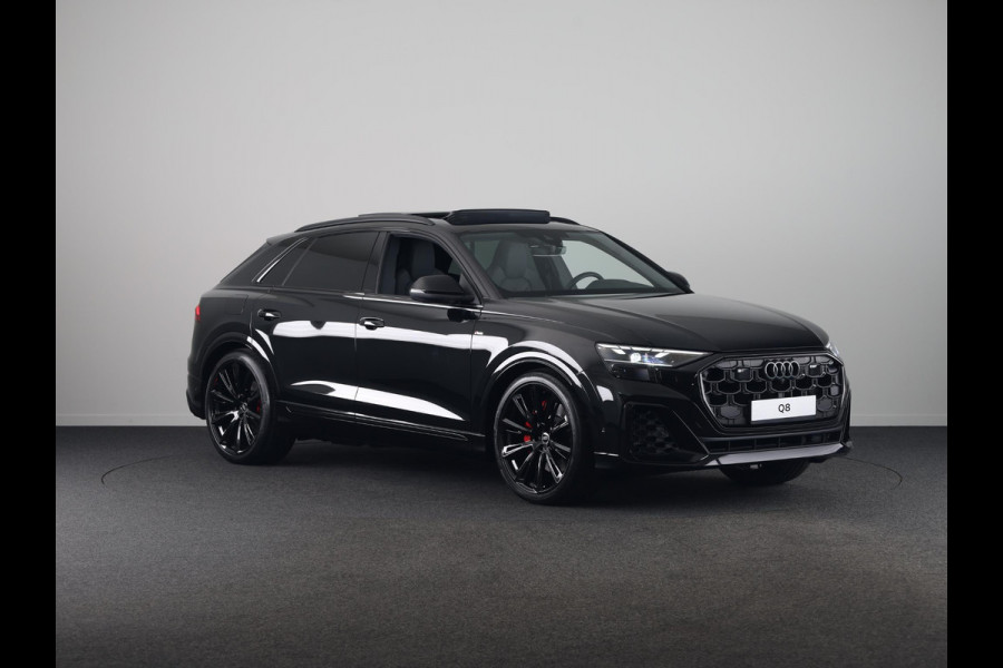 Audi Q8 Pro Line S 55 TFSI e 394 pk | Bang & Olufsen Premium 3D | Glazen panoramadak | Vierwielbesturing | Assistentie. plus, remote park |