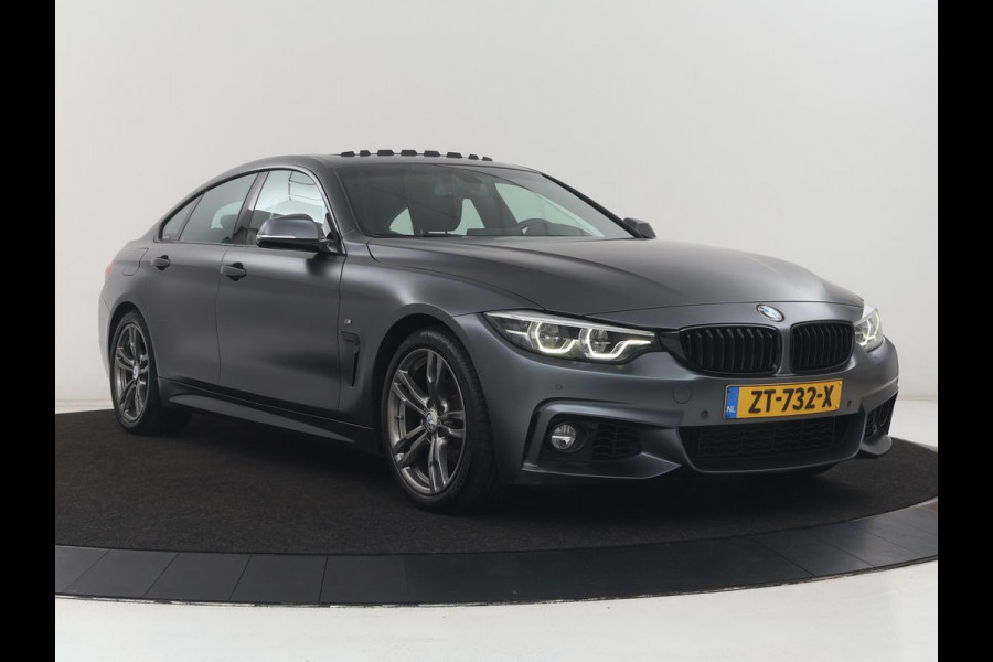 BMW 4 Serie Gran Coupé 418i High Executive | Schuifdak | Trekhaak | Climate control | Navigatie | Camera | Cruise control | Buetooth | DAB+ | Ambianceverlichting