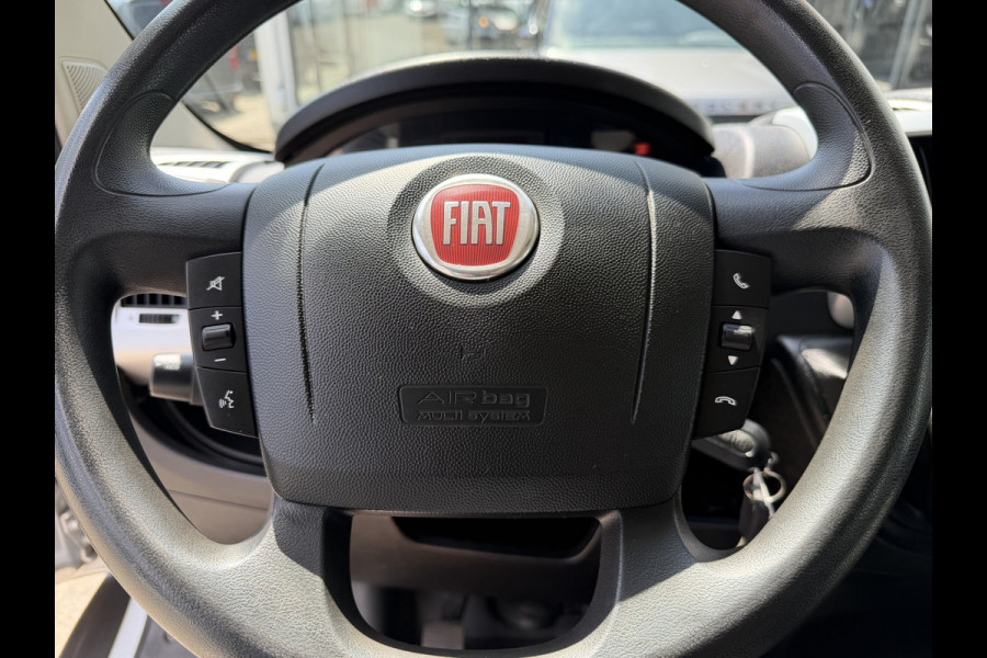 Fiat Ducato Maxi 35H 2.3 MultiJet L2H1 DC 5 persoons / trekhaak 3000 kg! / euro 6 / bpm vrij / zilver metallic / cruise en climate control / ingerichte laadruimte / lease vanaf €