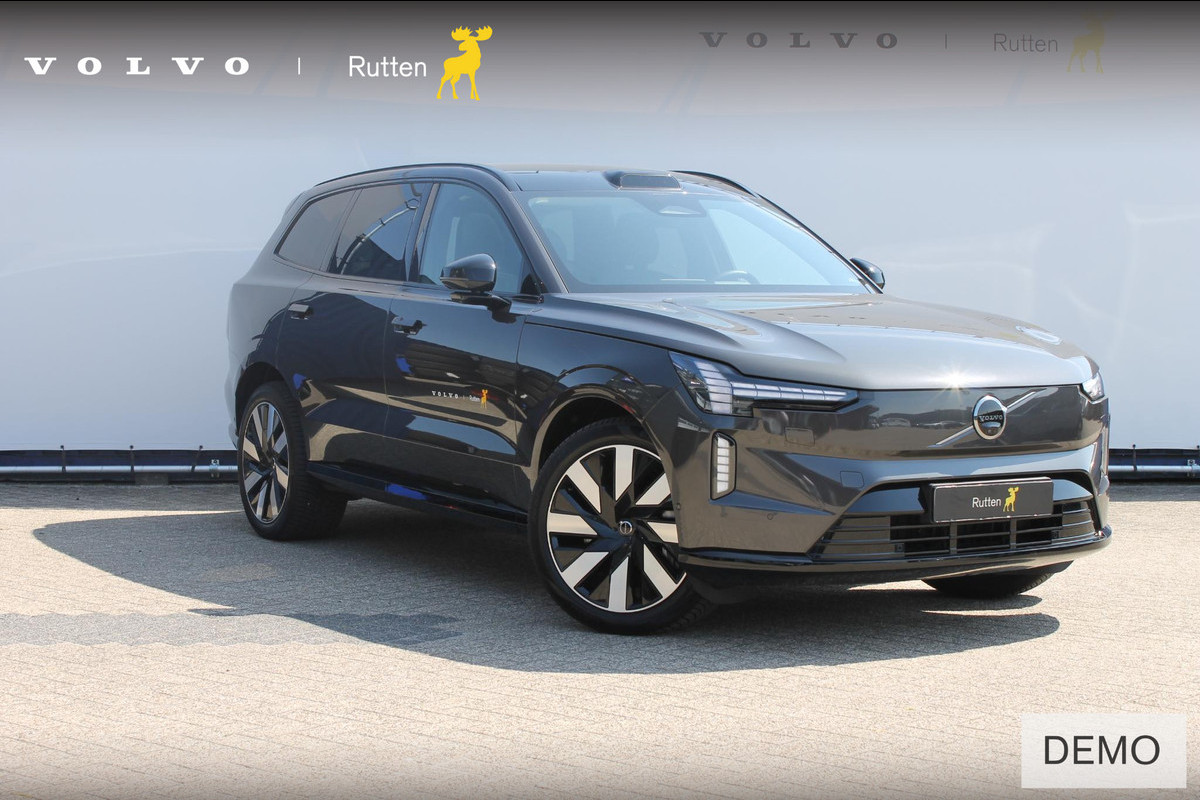 Volvo EX90 408PK Twin Motor Ultra / Panoramadak / Luchtvering / Head-up display / Stoelverwarming en stuurwielverwarming / Massagestoelen / Memory seats / Adaptive cruise control / 360 Camera / elektrische achterklep