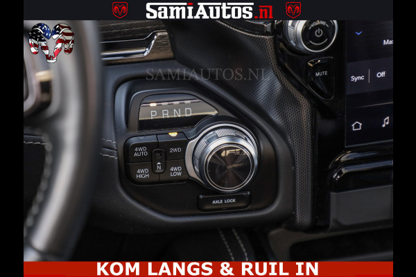 Dodge Ram LIMITED NIGHT 5.7 V8 402PK | HUD | 4PL WHEELS | LUCHTVERING |OPEN UILAAT KLEP | BOM VOL | GRANITE CRYSTAL | DC | CREW CAB | DUBBELE CABINE | 5 PERSOONS GRIJSKENTEKEN | EERSTE EIGENAAR | TOP STAAT 44000 KM |