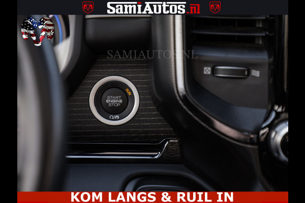 Dodge Ram LIMITED NIGHT 5.7 V8 402PK | HUD | 4PL WHEELS | LUCHTVERING |OPEN UILAAT KLEP | BOM VOL | GRANITE CRYSTAL | DC | CREW CAB | DUBBELE CABINE | 5 PERSOONS GRIJSKENTEKEN | EERSTE EIGENAAR | TOP STAAT 44000 KM |