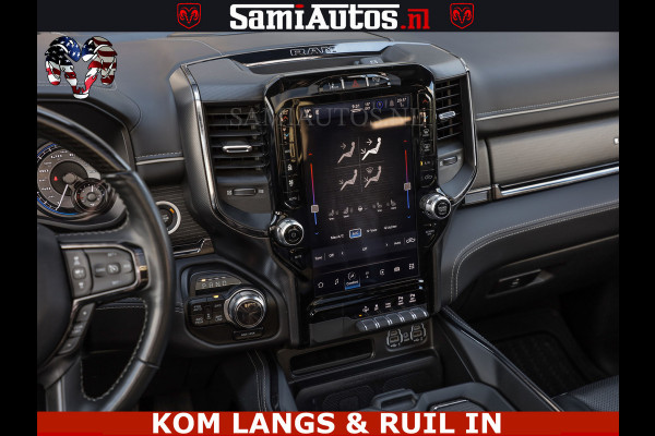 Dodge Ram LIMITED NIGHT 5.7 V8 402PK | HUD | 4PL WHEELS | LUCHTVERING |OPEN UILAAT KLEP | BOM VOL | GRANITE CRYSTAL | DC | CREW CAB | DUBBELE CABINE | 5 PERSOONS GRIJSKENTEKEN | EERSTE EIGENAAR | TOP STAAT 44000 KM |
