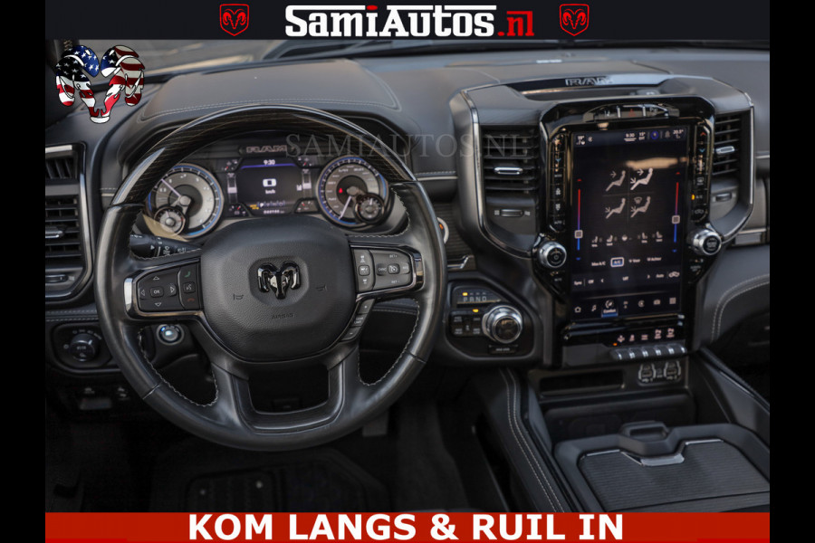 Dodge Ram LIMITED NIGHT 5.7 V8 402PK | HUD | 4PL WHEELS | LUCHTVERING |OPEN UILAAT KLEP | BOM VOL | GRANITE CRYSTAL | DC | CREW CAB | DUBBELE CABINE | 5 PERSOONS GRIJSKENTEKEN | EERSTE EIGENAAR | TOP STAAT 44000 KM |