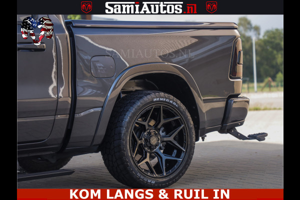 Dodge Ram LIMITED NIGHT 5.7 V8 402PK | HUD | 4PL WHEELS | LUCHTVERING |OPEN UILAAT KLEP | BOM VOL | GRANITE CRYSTAL | DC | CREW CAB | DUBBELE CABINE | 5 PERSOONS GRIJSKENTEKEN | EERSTE EIGENAAR | TOP STAAT 44000 KM |