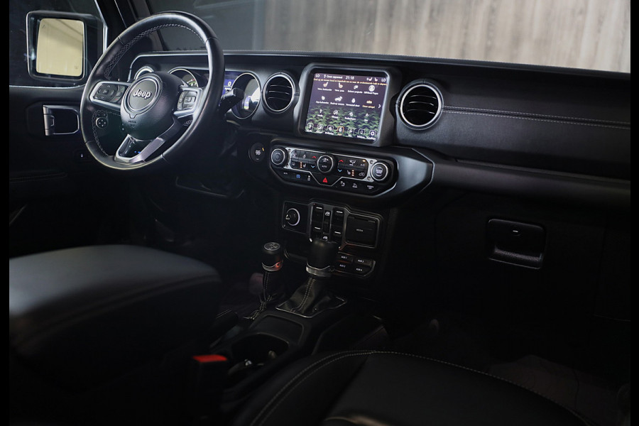 Jeep Wrangler UNLIMITED 4xe 380 Sahara / 360 Camera / Leder / Navi / Ecc / Elek Pakket / Led / Pdc / 18 Inch / TOPSTAAT