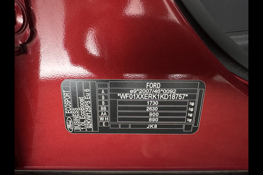 Ford EcoSport 1.0 EcoBoost Trend Ultimate (INCL-BTW) *NAVI-FULLMAP | CAMERA | CRUISE | COMFORTSEATS | FORD-SYNC3-AUDIO | PRIVACY-GLASS | PDC | TOWBAR | 16''ALU*