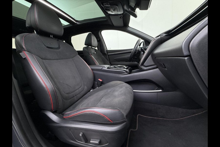 Hyundai Tucson 1.6 T-GDI HEV N Line PANO |DEALER ONDERHOUDEN| HYUNDAI GARANTIE T/M 02-2028| STOELVENTILATIE + VERWARMING| CAMERA | FULL OPTIONS| ACHTERBANK VERWARMD