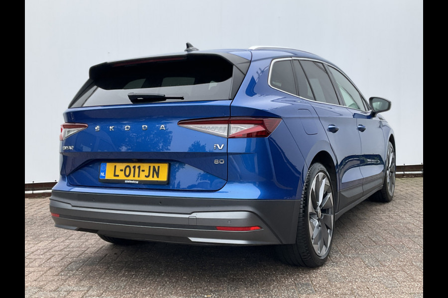 Škoda ENYAQ iV 80 SOH 92.5% First Edition Leer Stoel/StuurVerw+Elektr Carplay Adapt.Cruise Sportline