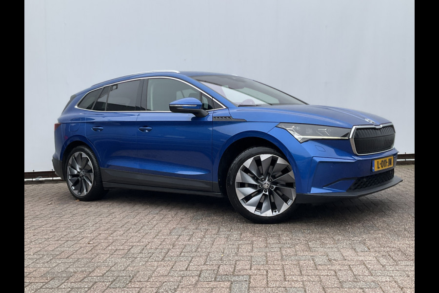Škoda ENYAQ iV 80 SOH 92.5% First Edition Leer Stoel/StuurVerw+Elektr Carplay Adapt.Cruise Sportline