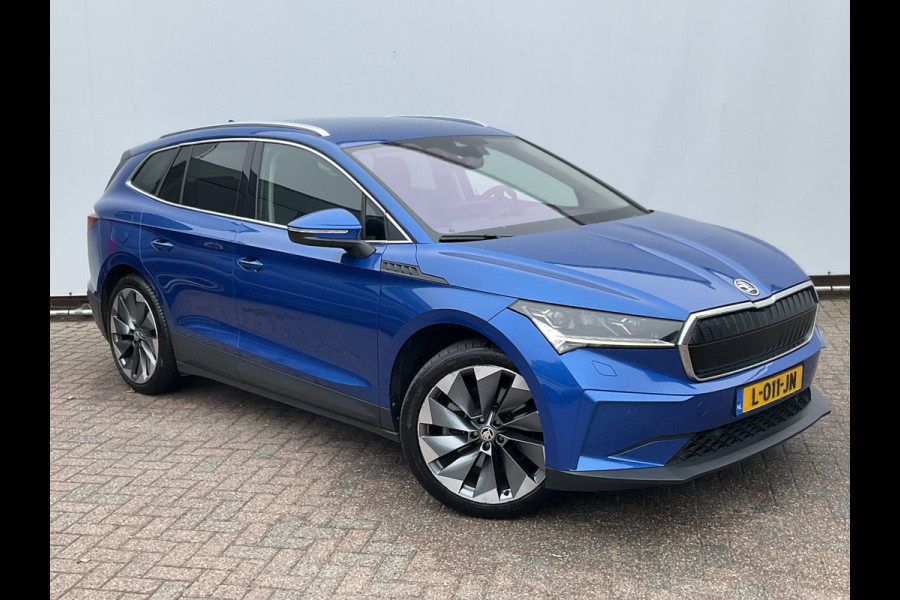 Škoda ENYAQ iV 80 SOH 92.5% First Edition Leer Stoel/StuurVerw+Elektr Carplay Adapt.Cruise Sportline