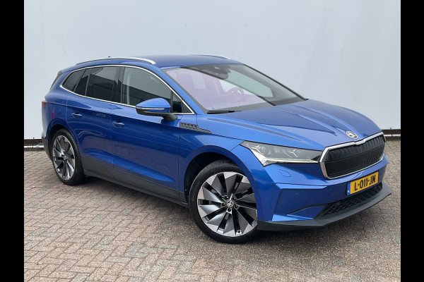 Škoda ENYAQ iV 80 SOH 92.5% First Edition Leer Stoel/StuurVerw+Elektr Carplay Adapt.Cruise Sportline