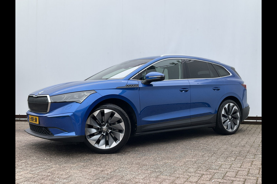 Škoda ENYAQ iV 80 SOH 92.5% First Edition Leer Stoel/StuurVerw+Elektr Carplay Adapt.Cruise Sportline