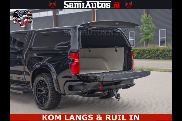 Chevrolet Silverado HULK PACK | BEAST | HUIF | BLACK OPS | BOM VOL | GARANTIE TOT 24-01-2028 | DC 5 PERSOONS | DUBBELE CABINE | HUD | COMFORT STOELEN GEKOELD EN VERWARMD | BOSE | EN NOG VEEL MEER ....| 6.2 V8 426PK |
