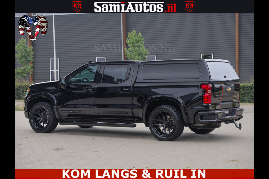 Chevrolet Silverado HULK PACK | BEAST | HUIF | BLACK OPS | BOM VOL | GARANTIE TOT 24-01-2028 | DC 5 PERSOONS | DUBBELE CABINE | HUD | COMFORT STOELEN GEKOELD EN VERWARMD | BOSE | EN NOG VEEL MEER ....| 6.2 V8 426PK |