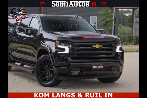 Chevrolet Silverado HULK PACK | BEAST | HUIF | BLACK OPS | BOM VOL | GARANTIE TOT 24-01-2028 | DC 5 PERSOONS | DUBBELE CABINE | HUD | COMFORT STOELEN GEKOELD EN VERWARMD | BOSE | EN NOG VEEL MEER ....| 6.2 V8 426PK |
