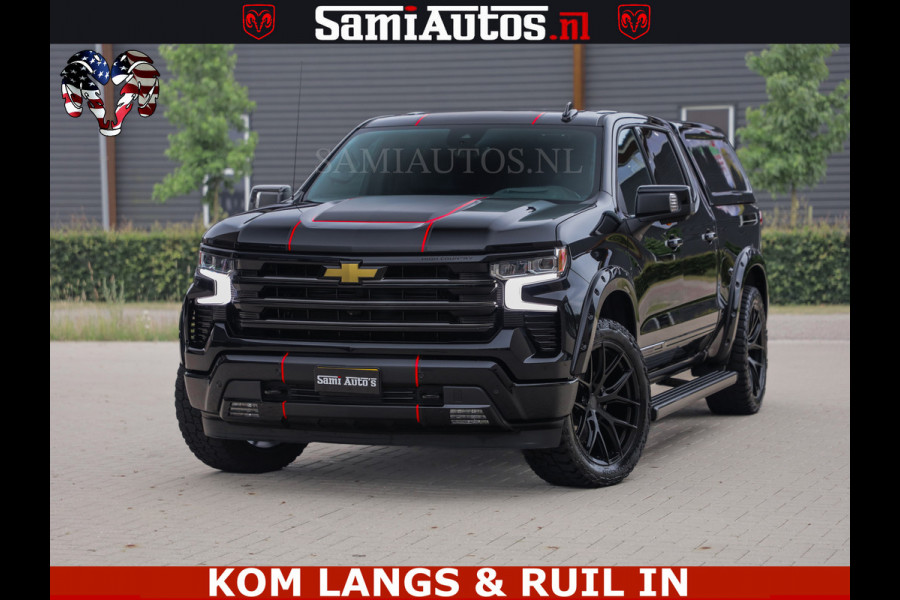 Chevrolet Silverado HULK PACK | BEAST | HUIF | BLACK OPS | BOM VOL | GARANTIE TOT 24-01-2028 | DC 5 PERSOONS | DUBBELE CABINE | HUD | COMFORT STOELEN GEKOELD EN VERWARMD | BOSE | EN NOG VEEL MEER ....| 6.2 V8 426PK |