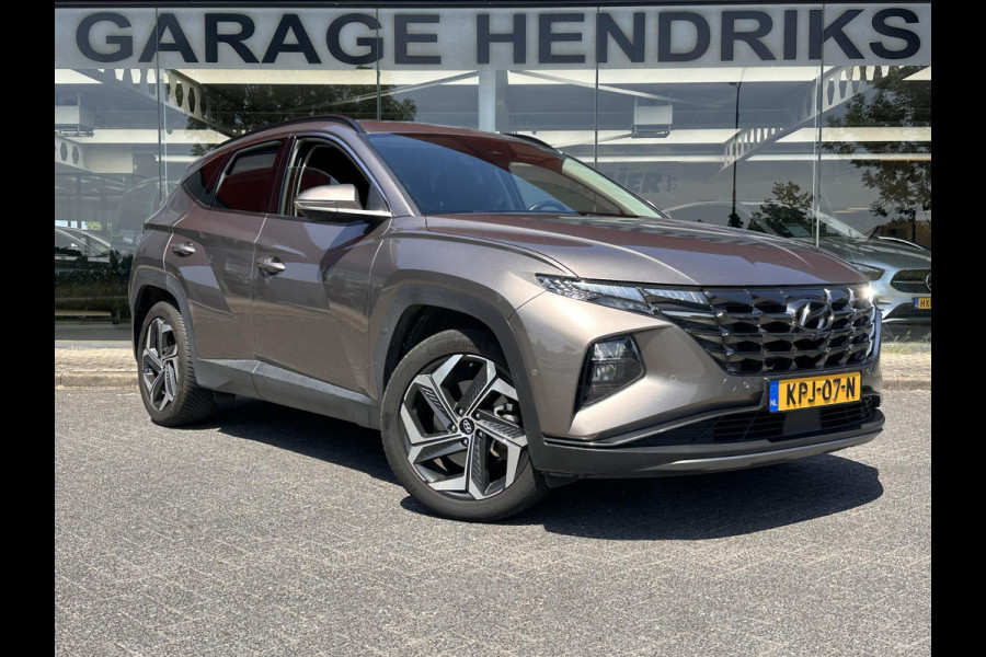 Hyundai Tucson 1.6 T-GDI HEV Premium | Trekhaak 1650kg!  | Leder | Blind-spot | 360 Cam | Adaptive CC | Stoel-koeling/verwarming |