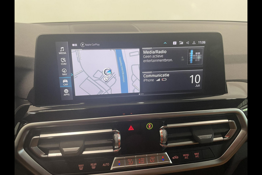 BMW X3 xDrive30e Trekhaak PDC VA + Camera Sportstoelen 19" M-Sport Stoelverwarming Cognac Leder Bekleding Privacy Glass DAB+ Navi Carplay Cruise Control