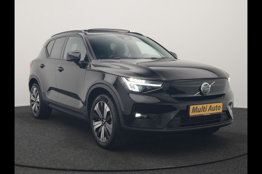 Volvo XC40 Ultimate Recharge Pure 70 kWh 231pk | Panodak | Warmtepomp | Adaptive Cruise | 360 Camera | Harman / Kardon | Alcantara Sportstoelen Memory & Verwarmd | Stuur Verwarmd | Google Assistent | Apple Carplay | Keyless | Blis | DAB |
