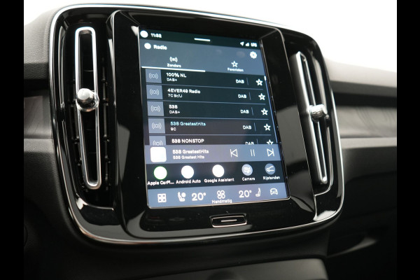Volvo XC40 Ultimate Recharge Pure 70 kWh 231pk | Panodak | Warmtepomp | Adaptive Cruise | 360 Camera | Harman / Kardon | Alcantara Sportstoelen Memory & Verwarmd | Stuur Verwarmd | Google Assistent | Apple Carplay | Keyless | Blis | DAB |